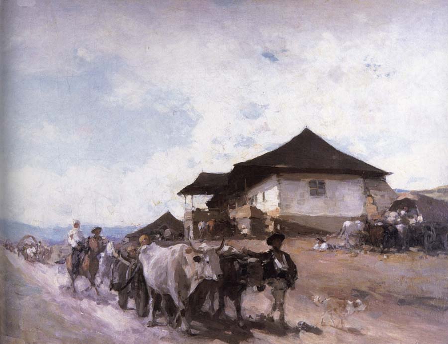 Ox Cart at Oratii